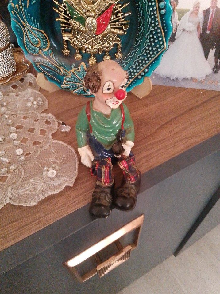 Renkli Palyaço Figürü - Görsel 4