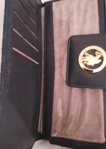 Klasik Lacivert Deri Kadın Cüzdan - Görsel 3