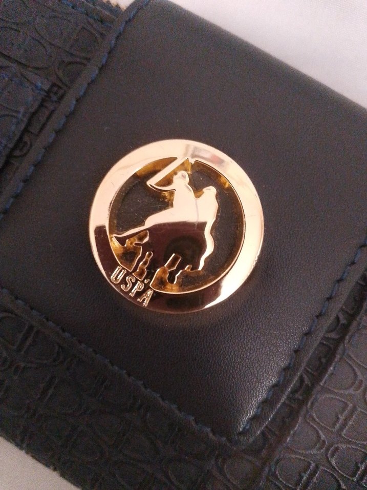 Klasik Lacivert Deri Kadın Cüzdan - Görsel 2