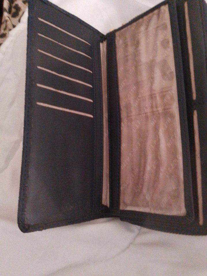 Klasik Lacivert Deri Kadın Cüzdan - Görsel 5