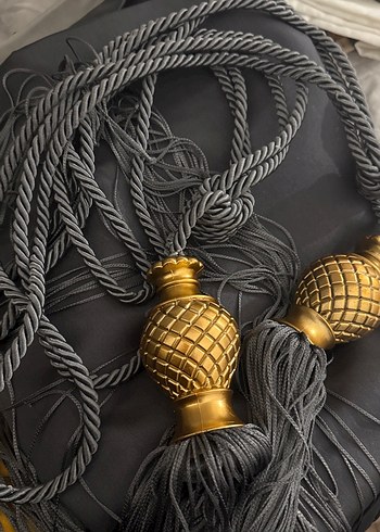 Gri Füme Siyah Fon perde - Görsel 4