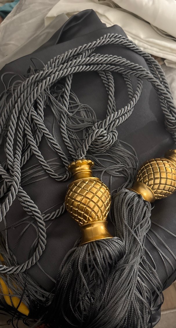 Gri Füme Siyah Fon perde - Görsel 4