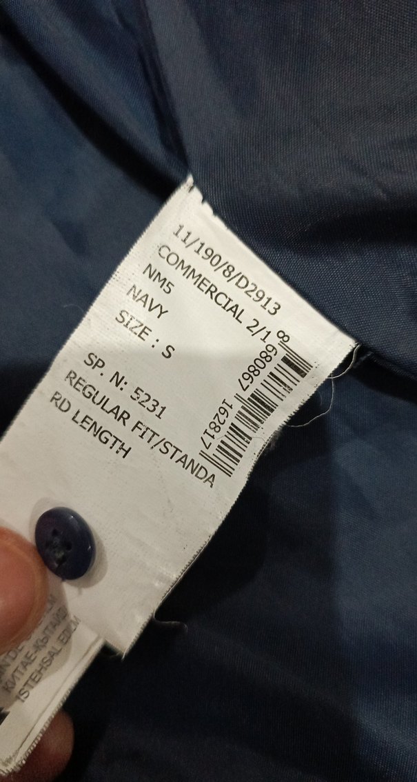 Kemerli Lacivert Kadın Kışlık Mont - Görsel 4