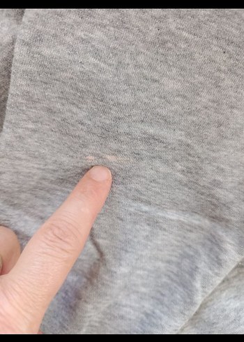 Gri Yüksek Yakalı ErkekSweatshirt - Görsel 5