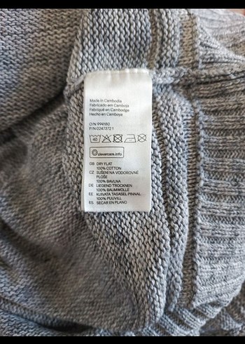 Gri Örgü Erkek Triko Kazak - Görsel 6