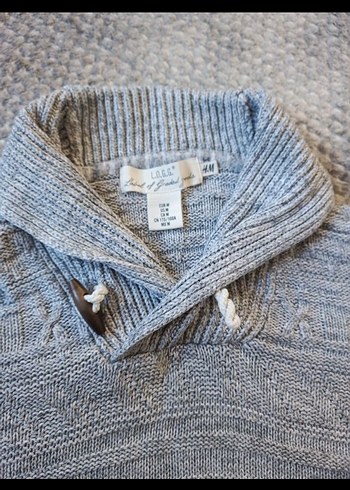 Gri Örgü Erkek Triko Kazak - Görsel 5