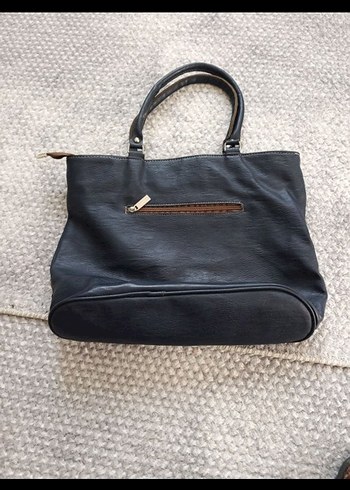 Kahverengi Tokalı Deri Kadın Çanta - Görsel 4