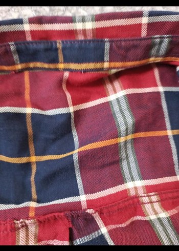 Renkli Kareli Uzun Kollu Kadın Gömlek - Görsel 4