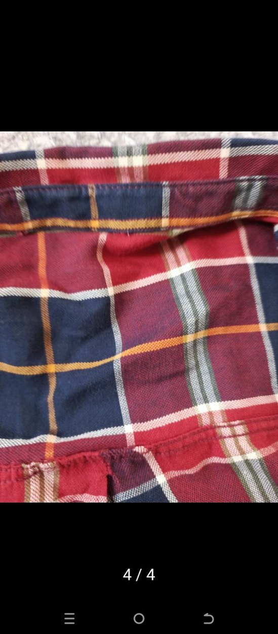 Renkli Kareli Uzun Kollu Kadın Gömlek - Görsel 4