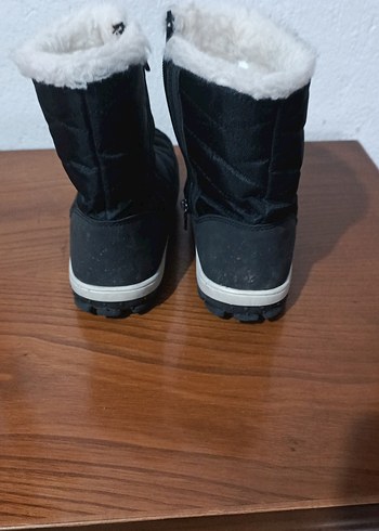 Kürklü Siyah kız Çocuk Botları - Görsel 3