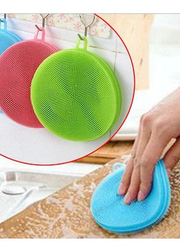 Silikon Bulaşık Yıkama Fırçası Tükenmeyen (2 Adet