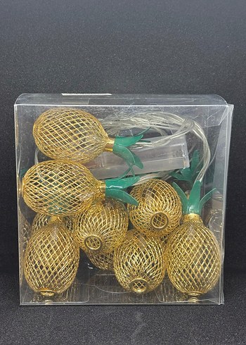 Diğer 2m 10 Led 2 Kademeli Ananas Led Işık Pilli