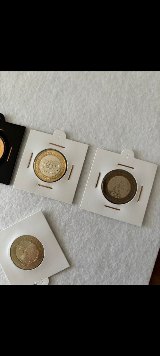 100. yıl Ayasofya, 15 Temmuz, 100. yıl 5 lira madeni Hatıra Para - Görsel 5