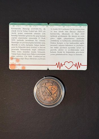 2022 Darphane Koronavirüs Hatıra Parası Sertifikalı - Görsel 3