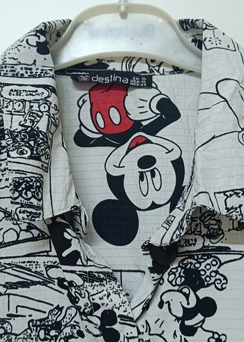 Uzun Kollu Baskılı Kadın Gömlek - Görsel 2