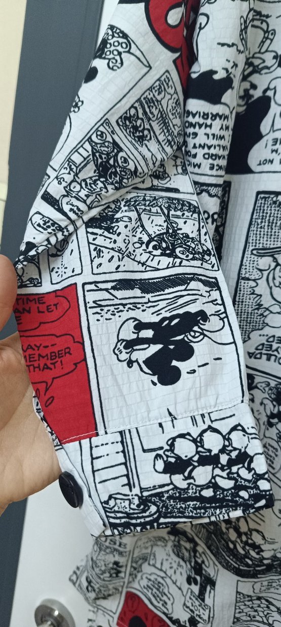 Uzun Kollu Baskılı Kadın Gömlek - Görsel 3