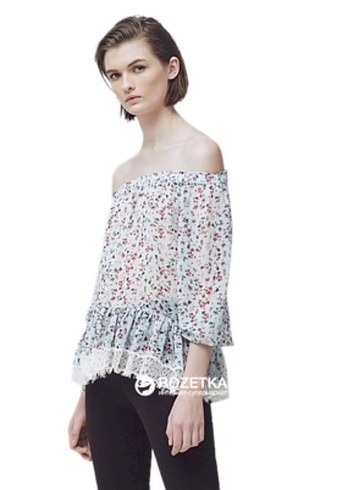 Mango omzu açık bluz - Görsel 7