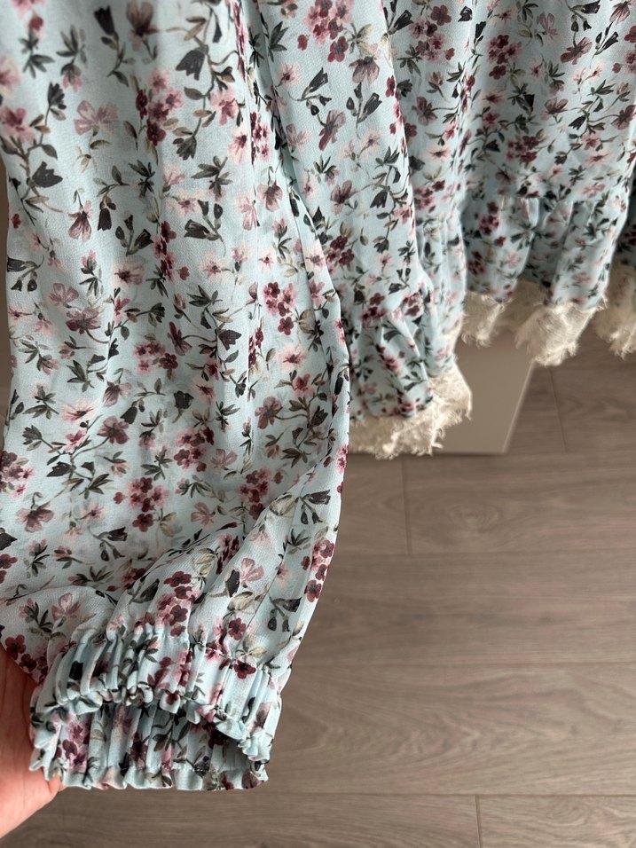 Mango omzu açık bluz - Görsel 3