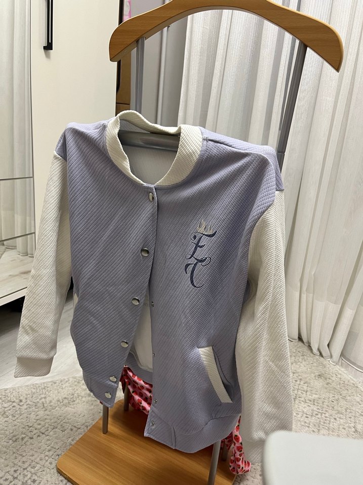 Pastel Renkli Kadın Düğmeli Ceket - Görsel 2