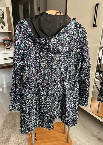 Kadın Çok Renkli Midi Boy Bağcıklı Trençkot - Görsel 2