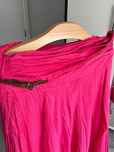 Zara Pembe uzun etek