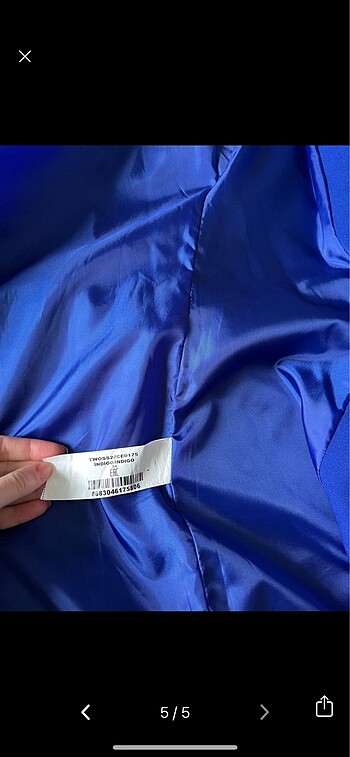 xs Beden lacivert Renk Blazer ceket