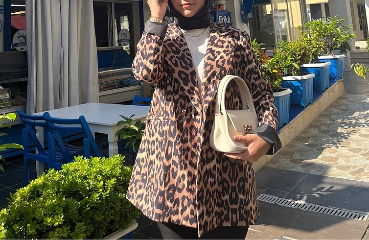 Leopar çeket
