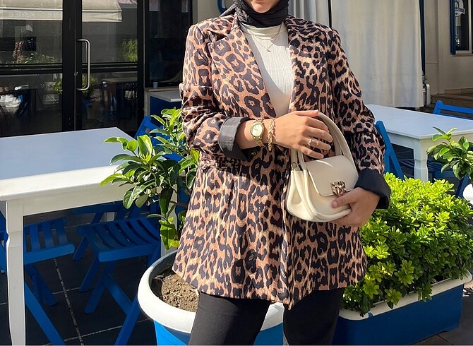 Trendyol & Milla Leopar çeket