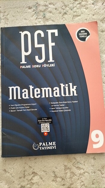 9. sınıf matematik test kitabi palme yayınları