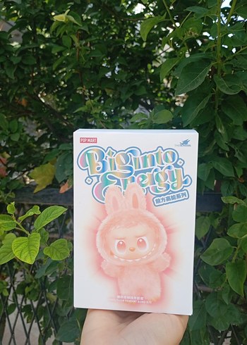 Diğer Pastel Bej Peluş Labubu Oyuncak
