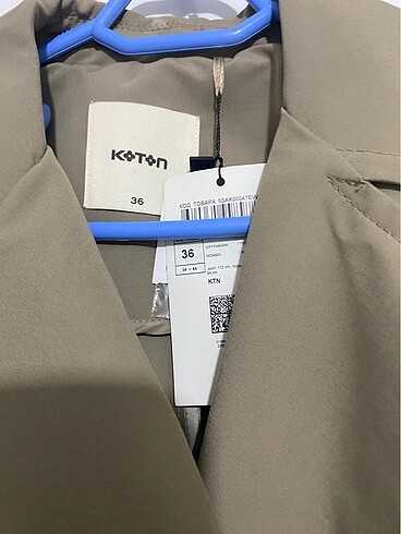 Koton Koton kısa trençkot