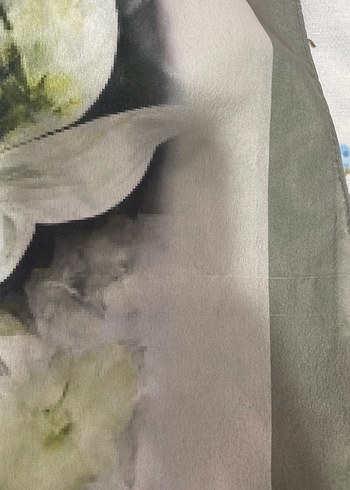 Mint yeşili desenli şal