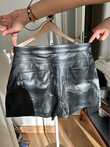 deri şort etek - Görsel 3