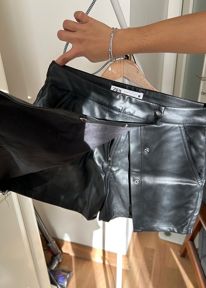 deri şort etek - Görsel 2