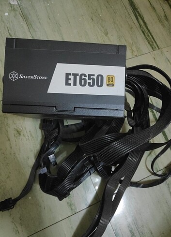 Silverstone ET650-G v1.2 650W 80+ GOLD PSU KUTULU+FATURALI