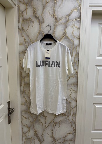 Lufian Lufian Baskılı Beyaz Tişört