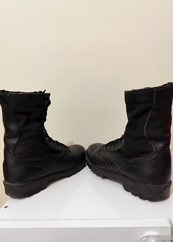 Siyah Kamuflaj Desenli Erkek Bot - Görsel 6