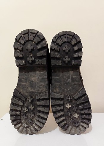 Siyah Kamuflaj Desenli Erkek Bot - Görsel 4