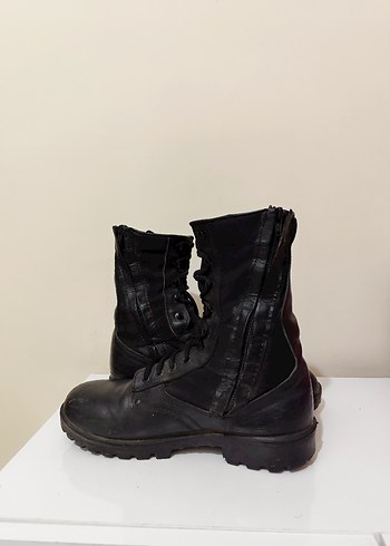 Siyah Kamuflaj Desenli Erkek Bot - Görsel 3