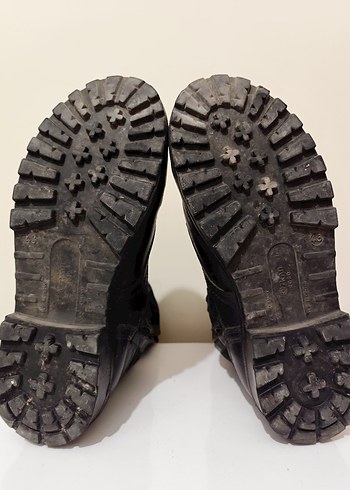 Siyah Kamuflaj Desenli Erkek Bot - Görsel 7