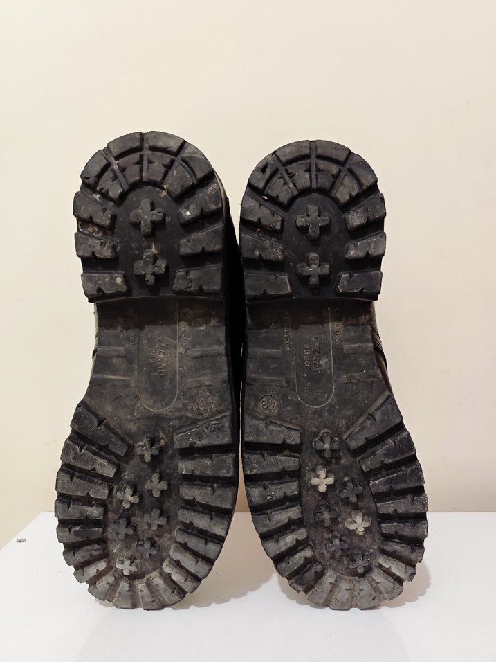 Siyah Kamuflaj Desenli Erkek Bot - Görsel 4