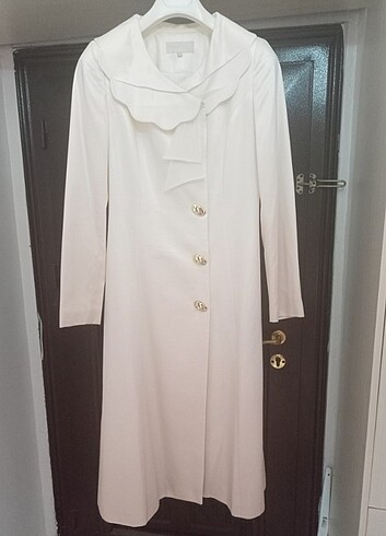 Kayra beyaz ceket pantolon 2li takım