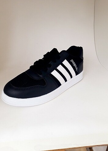 Adidas Unisex Spor Ayakkabı Siyah Beyaz 