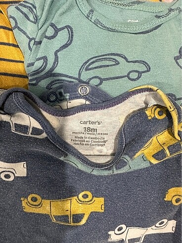 Carter's Carters uzun kollu zıbın