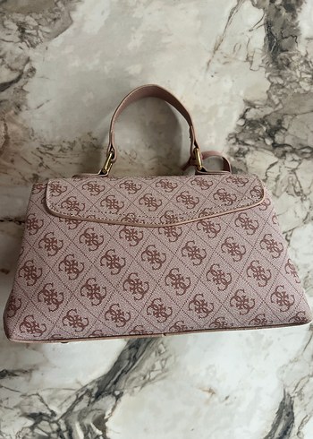 Diğer Pembe Deri Buckle'lı Kadın Çanta