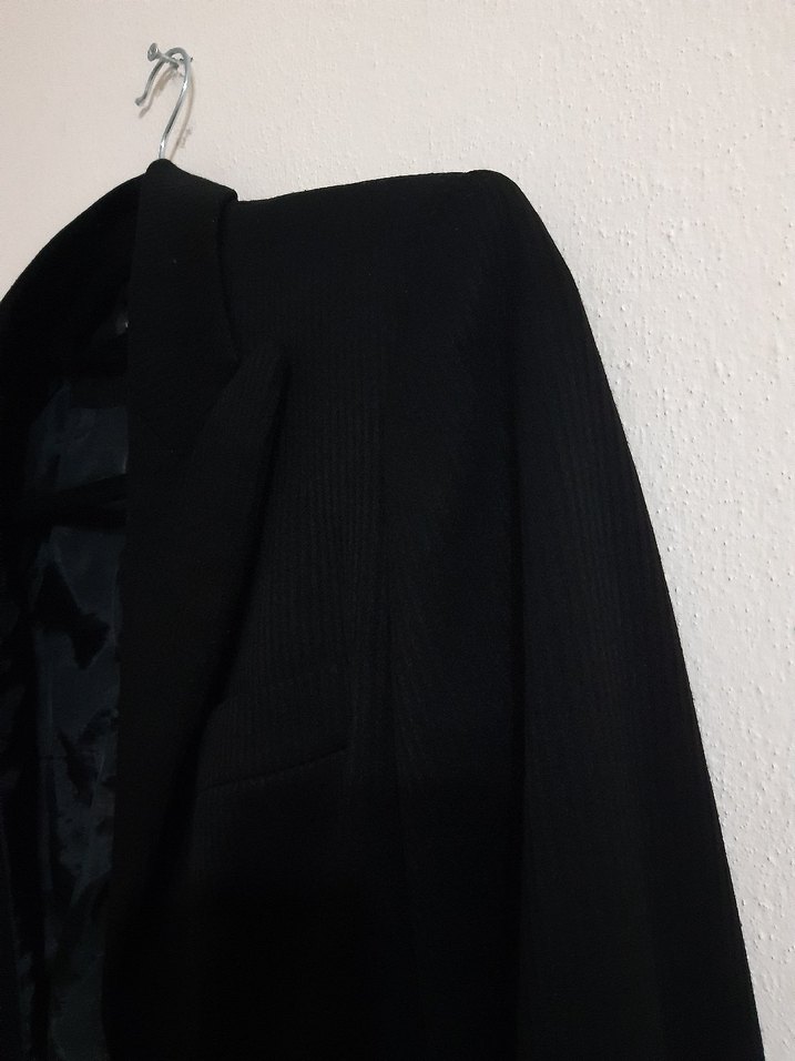 Siyah Düğmeli Kadın Blazer Ceket - Görsel 5