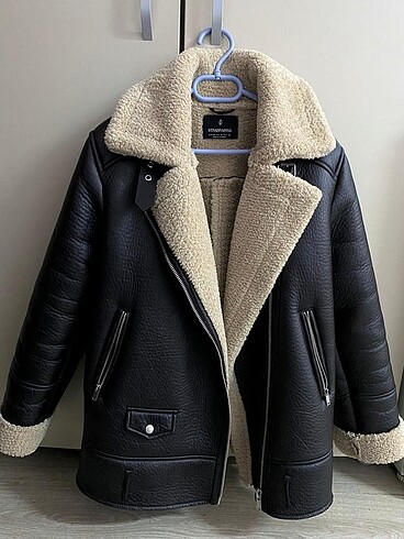 stradivarius suni kürklü mont