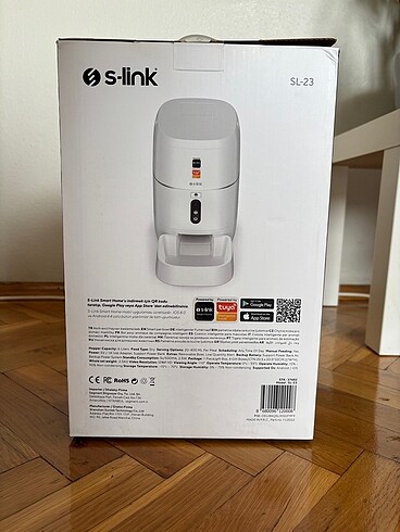 S-Link SL-23 Otomatik Mama Kabı Kamerali Iki Yönlü Ses 6L WiFi K