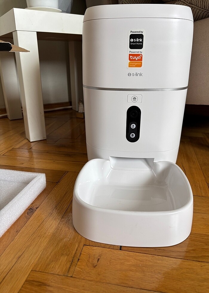 S-Link SL-23 Otomatik Mama Kabı Kamerali Iki Yönlü Ses 6L WiFi K - Görsel 4