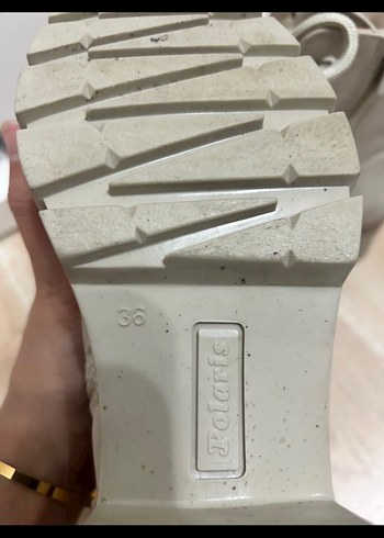 Polaris Bej Süet Bağcıklı Kadın Bot
